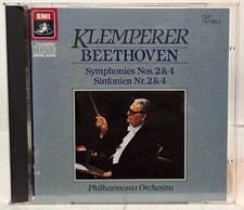 Beethoven: Symphonies 2 & 4  Klemperer CD picture