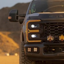 AlphaRex LUXX α-Black LED Projector Headlights For 23-26 Ford F250 F350 Lariat picture
