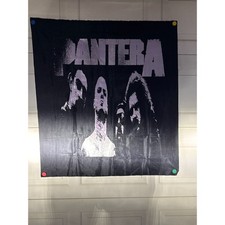 Pantera Banner Vintage 1993 45x40 Inch / Rock Band Memorabilia Heavy Metal Band picture