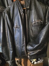 vintage 60 s leather bike jacket picture