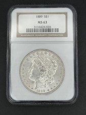 1889-P Morgan Silver Dollar $1 NGC MS63 picture