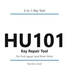 HU101 2 in 1 Key Repair Tool for Ford Jaguar Land Rover Volvo Stainless Steel picture