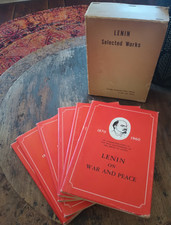 Rare 1960 Lenin Selected Works 6-Volume Box Set Foreign Languages Press English picture
