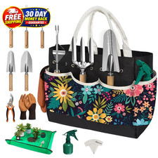 22Pcs Gardening Tools Set for Women Heavy Duty Garden Hand Tool Kit Garden Gifts picture