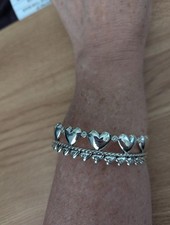 Brighton Silver Cuff Bracelet - Rare, Discontinued picture