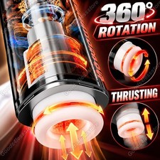 Male Masturbaters Automatic HandsFree Thrusting Cup Rotating Stroker Men Sex Toy picture