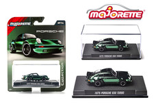 Majorette (European Sportscar) 1975 Porsche 930 Turbo Green Chrome 1/64 picture