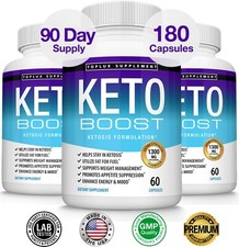 Keto BOOST Diet Pills Advanced Best ketosis To Burn Fat Fast Three Months picture