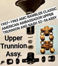 AMC, Nash, Rambler, (2) Upper Trunnions Kit 1952-1963 10,20,80= Rebuilds One Car picture