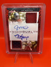 Leaf 2022 Joe Montana/Steve Young Dual Auto Patch /30 - 49ers picture
