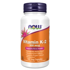 NOW FOODS Vitamin K-2 100 mcg 100 Veg Capsules picture