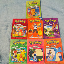 Scholastic Pokémon Lot of 6 Paperback Illustrated Books incl. Alolan Challenge picture