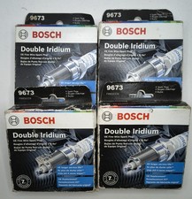 Bosch 9673 Set of 16 Double Iridium Spark Plugs. NOS.Please Make Sure These Fit. picture