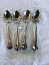 Reed And Barton Stainless 18/8 Flatware Japan “1800” (4) Teaspoons NEW#0149 picture
