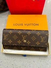 Authentic Louis Vuitton Portefeuille Sarah Monogram Long Wallet – Brown picture