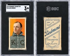1910 T206 GUS DORNER KANSAS CITY BLUES PIEDMONT CIGARETTES SGC 3 picture