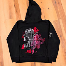 S'YTE Yohji Yamamoto Tomie Graphic Print Pullover Hoodie Black Size M picture