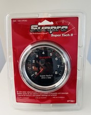 Sunpro Super Tach II • 3 3/8 Inch Black Face • CP7901 • New & Sealed picture