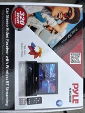 PYLE PLTS78DUB 1 DIN Touchscreen Car Stereo Video Receiver Bluetooth USB AM/FM picture