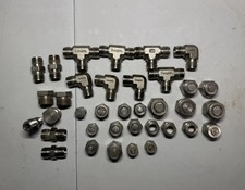 Swagelok Stainless Compression Fitting 316 SS Tube (Lot Of 36) picture