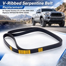 9091602708 90916-02640 For Toyota Tacoma 2.7L L4-Gas 2005-2023 Serpentine Belt picture