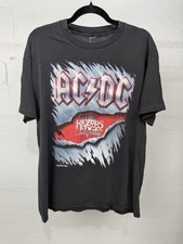 Vintage ACDC Shirt XL 1990 Razors Edge Tour Faded Thrashed Single Stitch picture