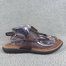 B.O.C. Womens Shoes Faux Leather Slingback Thong Sandals Adjustable Strap Sz 11 picture