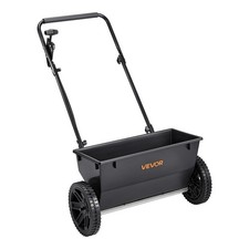 VEVOR Walk-Behind Push Spreader 50LB Capacity Lawn Drop Spreader 10 Settings picture