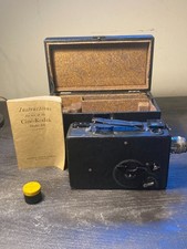 Antique Cine-Kodak Model BB 16mm Spring Driven Movie Camera w/Case Untested picture