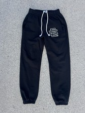Eric Emanuel EE Jet Black Embroidered Sweatpants  picture