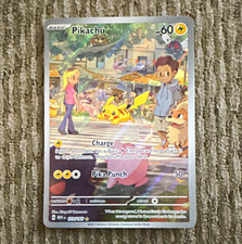 The Pokémon Company Pikachu 173/165 SV 151 IR Full Art Holo English 2023 picture