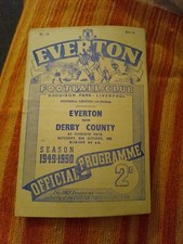Everton v Derby Div 1 1949/50 29/10/1949 (33) picture