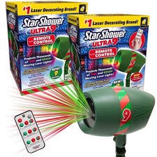 Star Shower Ultra 9 Outdoor Laser Projector Remote Holiday Light - NEW  picture
