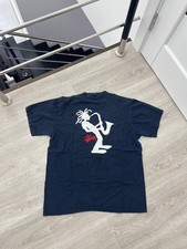 Rare Vintage 1990s Stussy Dreadlock Saxophone T-Shirt USA picture