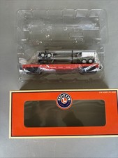 Lionel O Scale 6-26058 Southern Pacific Flat Car with Trailer Frames - NIB picture