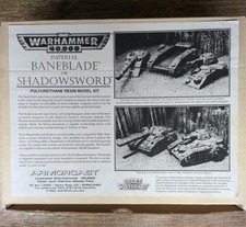 Vintage 1990 Armorcast Baneblade/Shadowsword Resin Kit GW - AS-IS, Unassembled picture