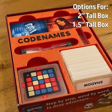 Codenames Board Game Box Organizer:  3D Printed Insert picture