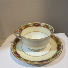 Royal Epiag Nouveau Style #6577 Porcelain Tea Cup & Saucer (3 in stock) picture