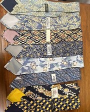 Vintage mixed tie lot, Japanese ties picture