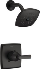 Delta Ashlyn Shower Trim 1-Handle 14 Series Matte Black-Certified Refurbished picture