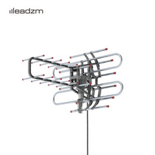 990 mile HDTV 1080P Outdoor Amplified Digital TV Antenna Rotor 360° UHF/VHF Home picture