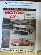 Vintage Hop up and Motor Life Magazine November 1955 picture
