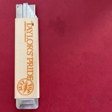 Vintage Taylor's Pride Chewing Tobacco Top Leaf Box Cutter Collectible Knife picture