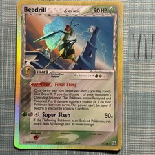 HP Pokemon BEEDRILL δ Card EX DELTA SPECIES Set #1/113 Holo Foil Rare#3 Pokemon picture