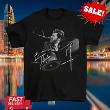 Levon Helm Signature Retro 80s Live Shirt Classic Black Unisex S-5XL IM1586 picture