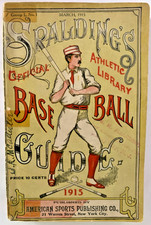 1915 Spalding's Official Baseball Guide BABE RUTH BALTIMORE MINOR LEAGUE TEAM picture