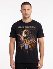 Halloween,  Horror T-shirt, Vintage Style, Gildan unisex, Black. L picture