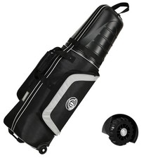 Sturdum Golf Travel Bag for Airlines w/Wheels, ABS Hard Case Top, 1680D Cover picture
