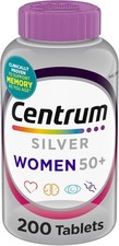 Centrum Silver Womens 50 Plus Multivitamin With Vitamin B,C,D3 &E 200 Ct picture
