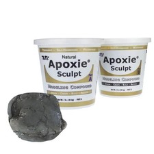 Apoxie Sculpt - 2 Part Modeling Compound (A & B) - 4 Pound, Natural picture